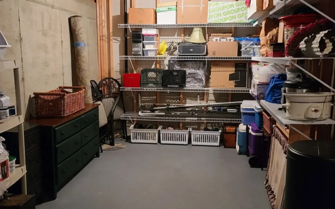 A Basement Storage Room!