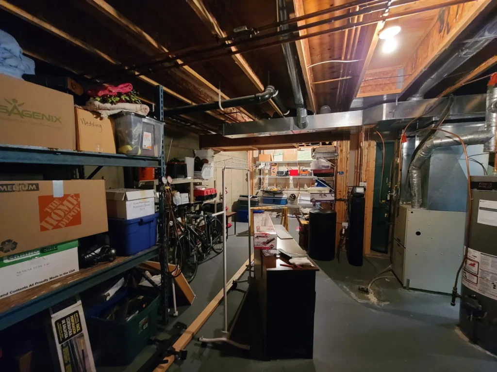 Things were placed in the storage area in random spots. The owners wanted them organized as well as have easy access to all. 